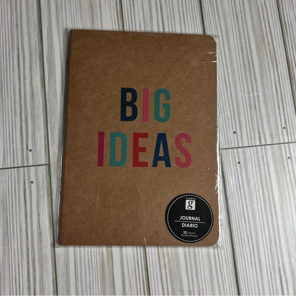 Hampton Art Graphic Motivational Message Writing Notebook New in Package